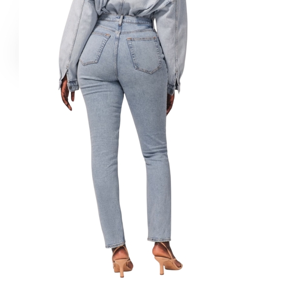 Abercrombie & Fitch Curve Love '90s Slim Straight Ultra High Rise Jean 28 6 - Picture 10 of 15
